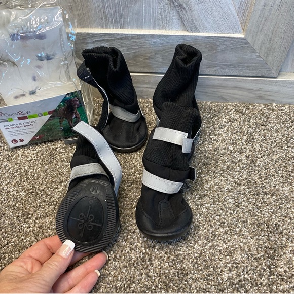 Good2Go Black Fleece-Lined All-Weather Dog Boots